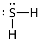 Dihydrogen sulfide lewis structure.