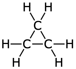 Cyclopropane.